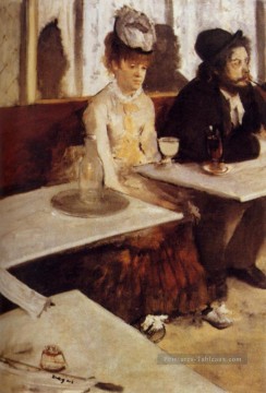  Degas Art - Le buveur d’absinthe Edgar Degas